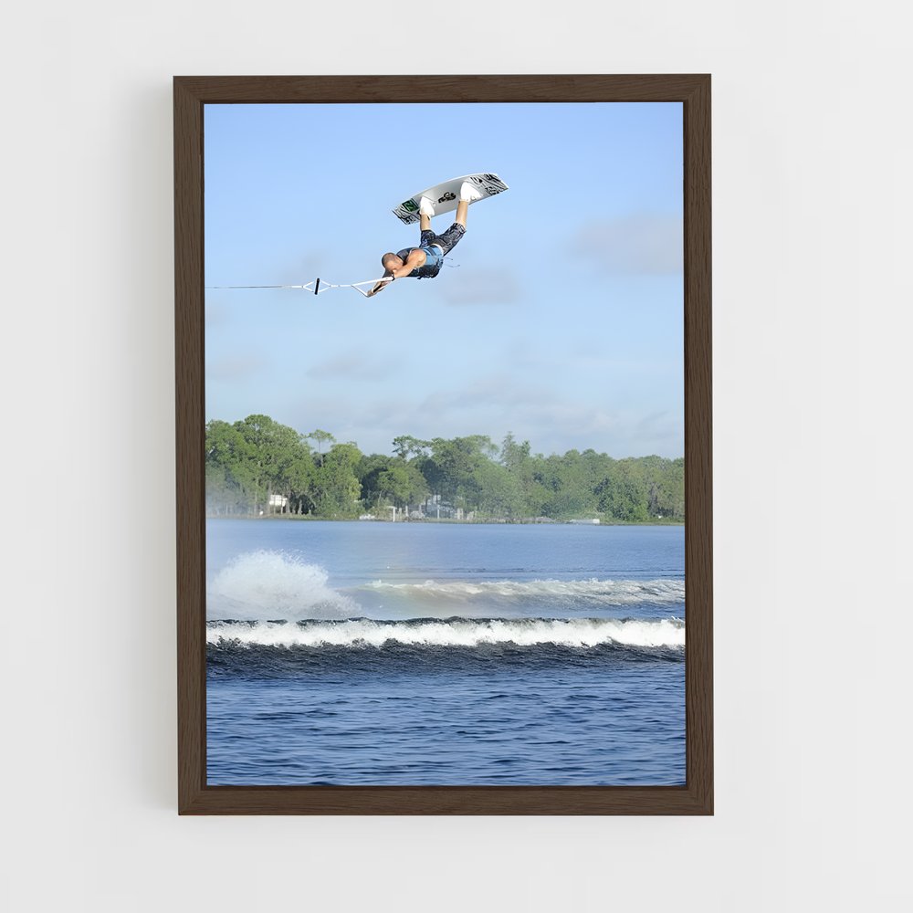 Poster Vol du Cerf-Volant – affiche Wakeboarding (vue 5)